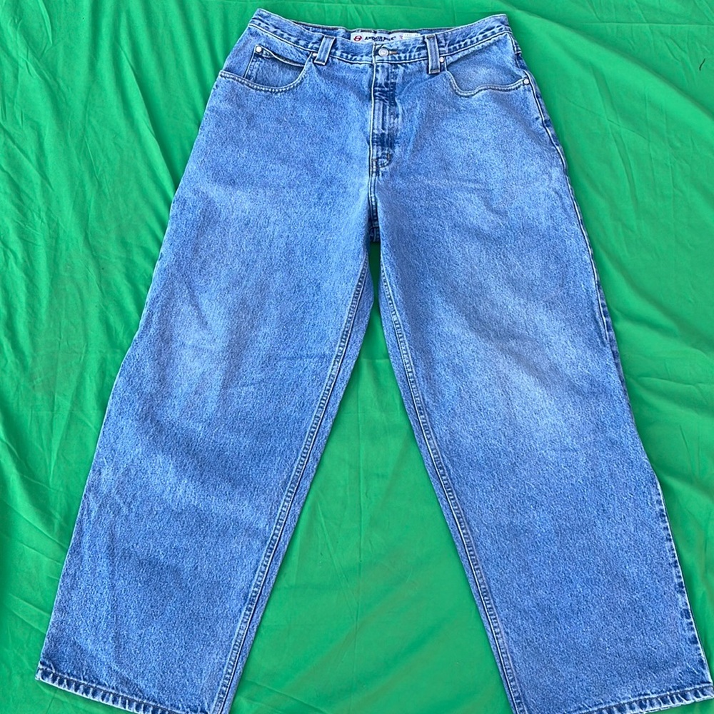 Vintage 1990s anchor blue jeans beyond baggy